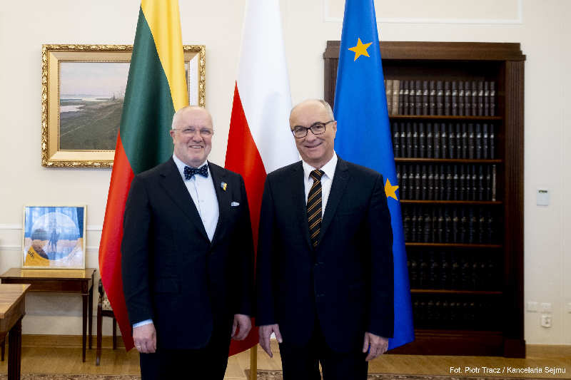 Wizyta przewodniczącego Seimasu w Warszawie