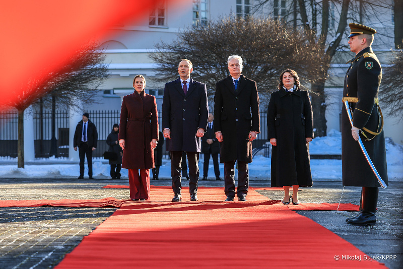 Rocznica powstania styczniowego w Wilnie. Spotkanie prezydentów państw Trójkąta Lubelskiego